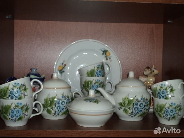 Чайная посуда. Фарфор. Стекло