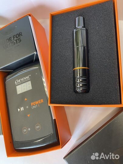 Тату машинка cheyenne pen с блоком и педалью