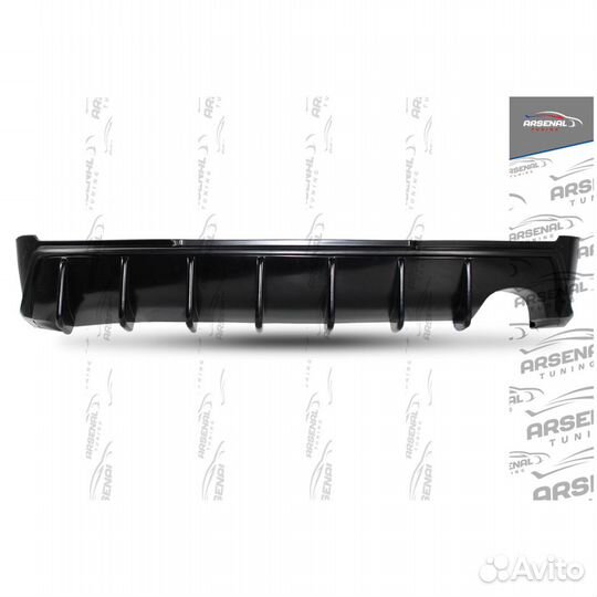 Накладка на задн.бампер Shark Mitsubishi Lancer X