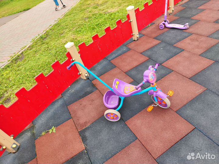 Детский трехколесный велосипед новый