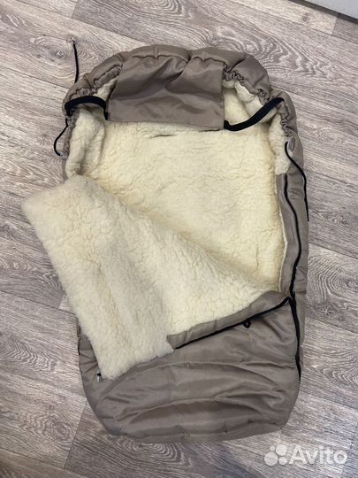 Зимний конверт в коляску