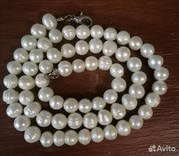 Бусы из речного жемчуга