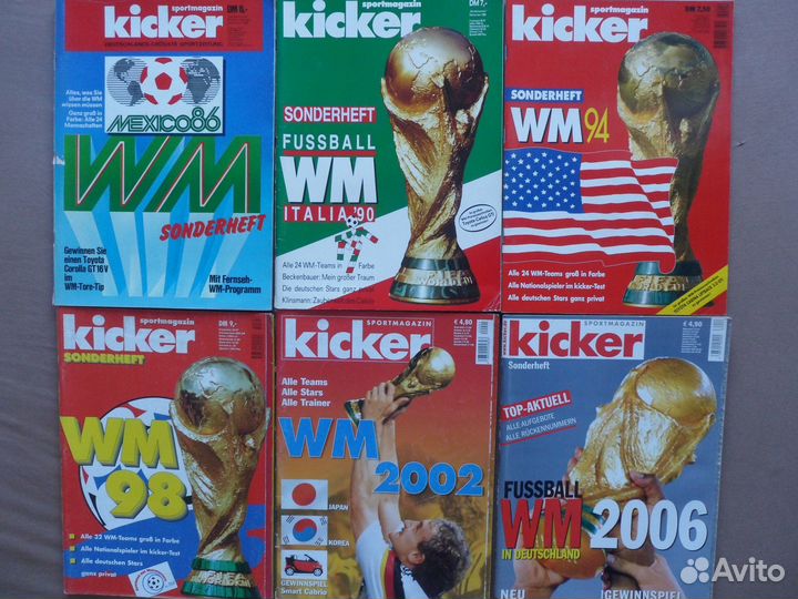 Фотоальбомы и журналы Kicker футбол