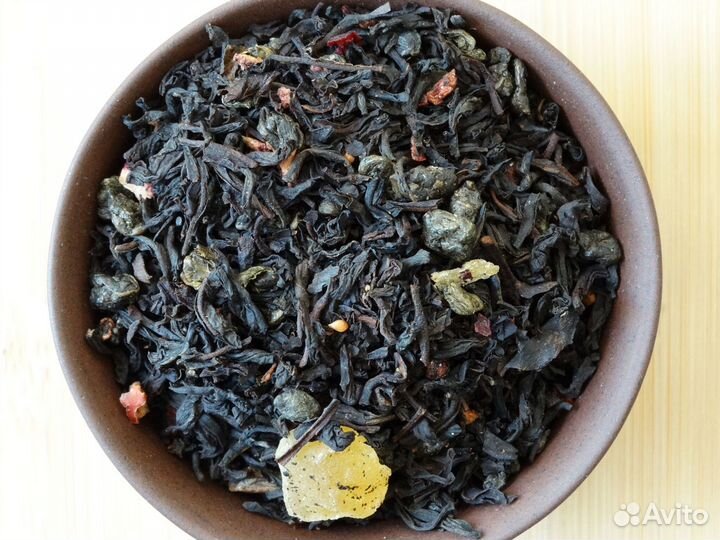 Чай черный с добавками 