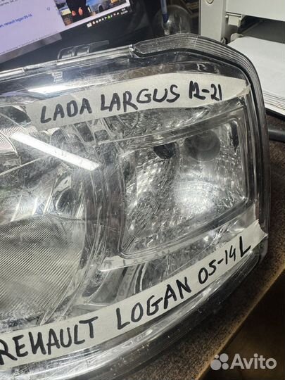 Фара LADA largus renault logan