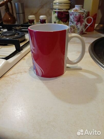 Кружка красная с аниме