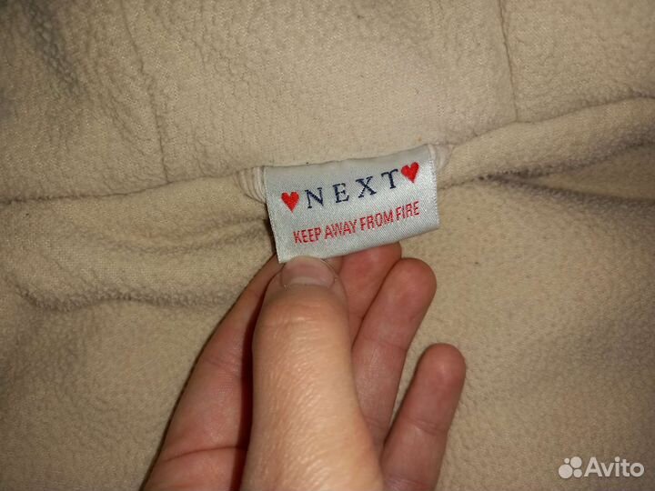 Дубленка для мальчиков / девочек next рост 80 см