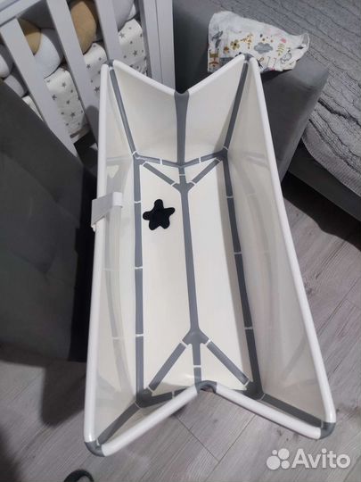 Складная ванночка stokke с горкой