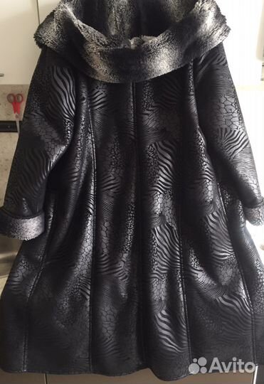Дубленка женская 56 размер