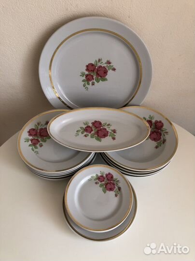 Столовый сервиз пфз СССР (неполный )