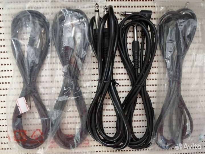 Кабели jack 6.3/jack 6.3 (по 3 метра)