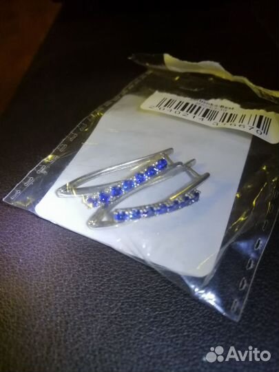 Серьги серебро