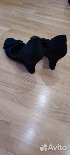 Туфли женские 36 размер замшевые