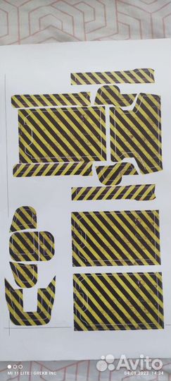 Наклейки на квадрокоптер fimi x8