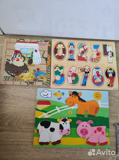 Развивающие игрушки для малышей пакетом
