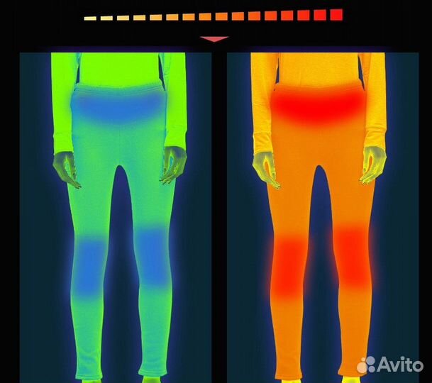 Зимние термо штаны c подогревом wnna GG23-12 (4XL)