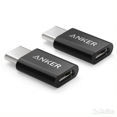 Переходник Anker Powerline USB-C to Micro USB