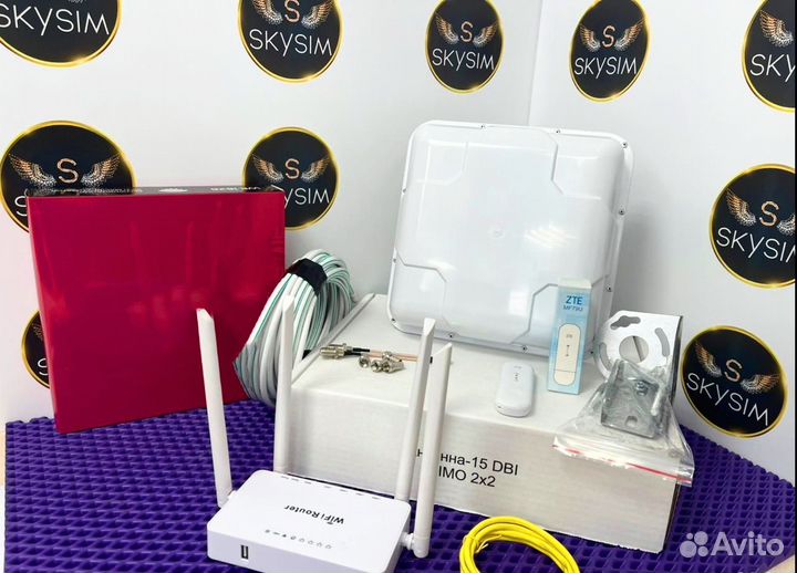 WiFI роутер 4G модем на 300мб сек Безлимитный