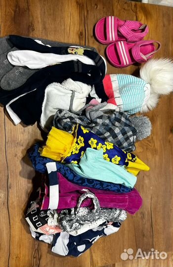 Вещи пакетом для девочки 98 104