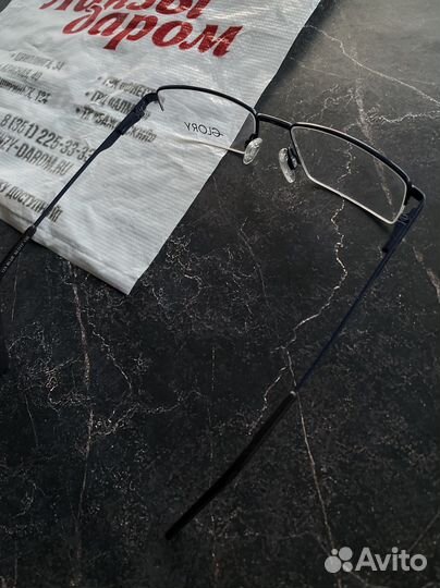 Новая оправа прямоугольная очки металл лёгкие