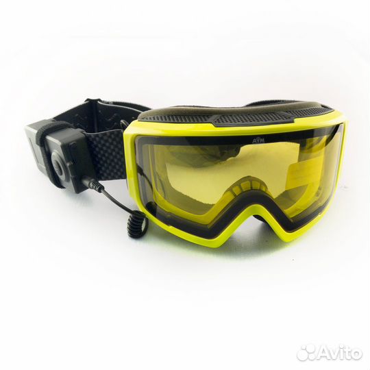 Очки с подогревом AiM Accu Heated Goggles Yellow с