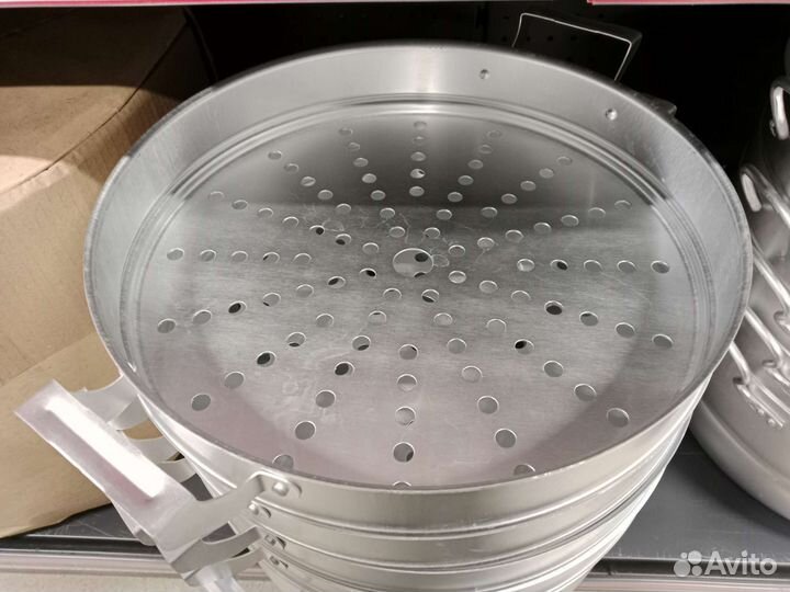 Мантоварка 13л. 4 сетки, алюминий, Калитва, новая