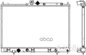 Радиатор mitsubishi outlander 03- 2.0/2.4 33211