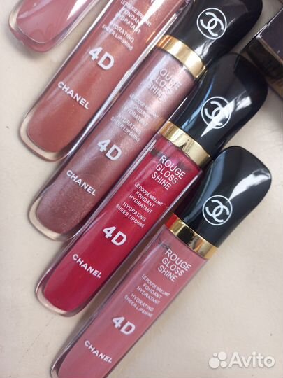 Блеск Chanel Rouge Gloss Shine Lip Gloss 4D/Шанель