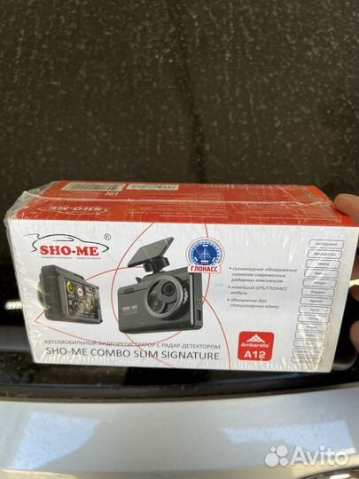 Видеорегистратор 3 в 1 sho-me combo slim signature