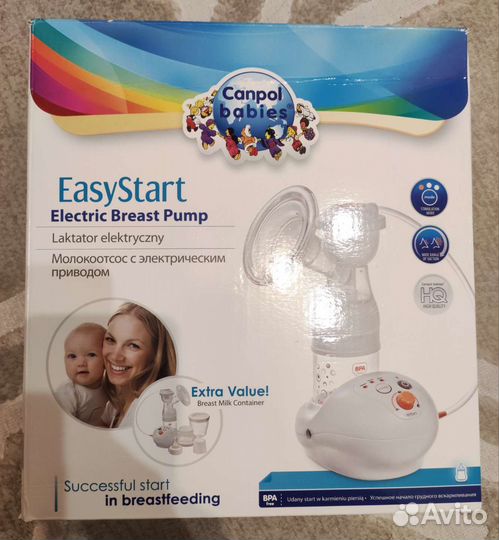 Молокоотсос с электрическим приводом Canpol