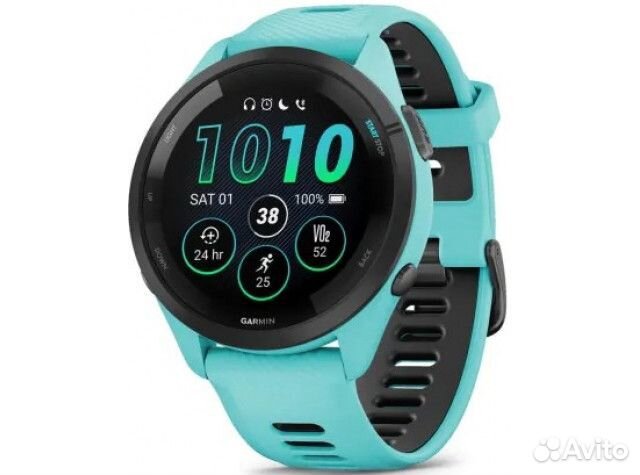 Garmin Forerunner 265 Черный-Синий Case/Черный 46m