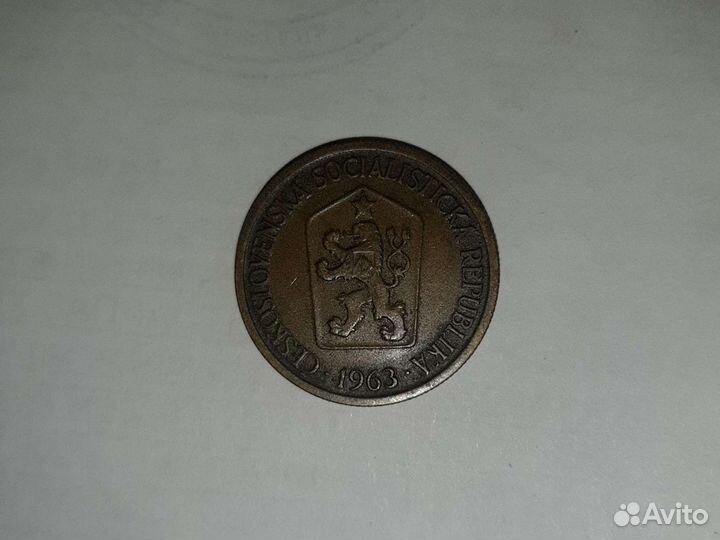 Чехословакия 1 крона 1963 год