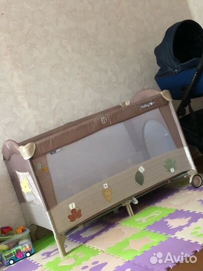 Детская кроватка манеж