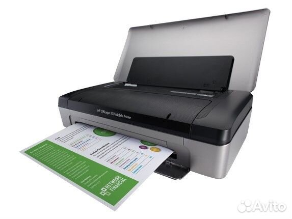Мобильный принтер HP Officejet 100 Mobile новый