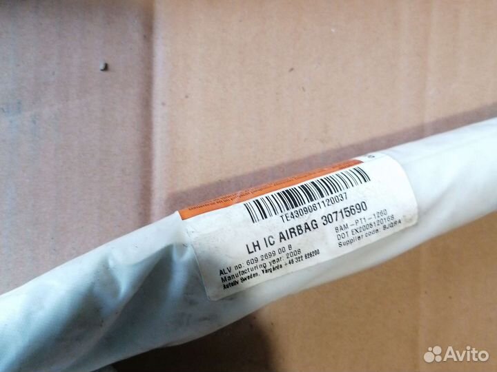 Шторка безопасности вольво s80