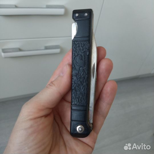 Нож перочинный с глухарем и оленем