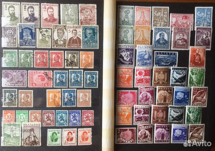Марки Царство Болгарии 1881-1946 гг., альбом № 1