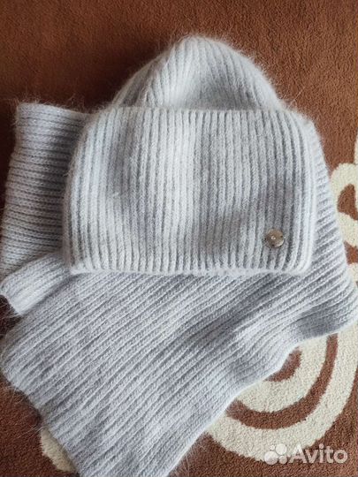 Комплект шапка, шарф