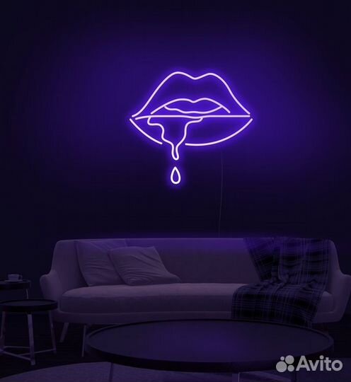 Неоновая вывеска Новый Уренгой