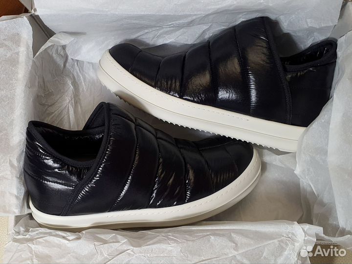 Оригинал Rick Owens Puffer Ramones Geobasket Vans