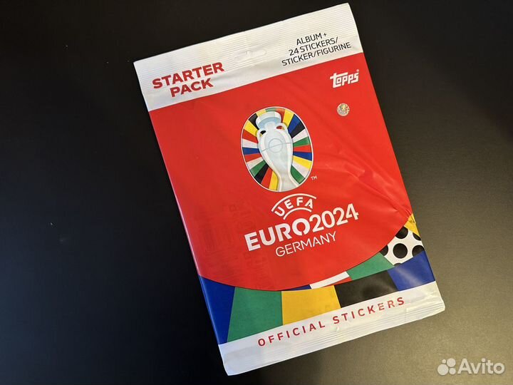 Стартовый набор Topps Euro 2024 Швейцарская версия