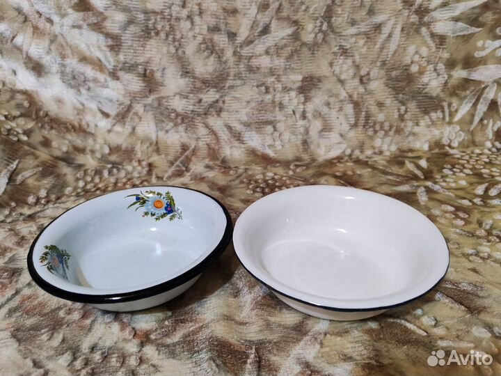 Тарелка эмалированная