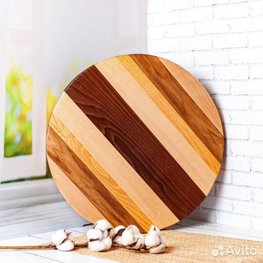 Разделочная доска из нескольких пород дерева