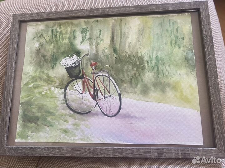 Картина велосипед