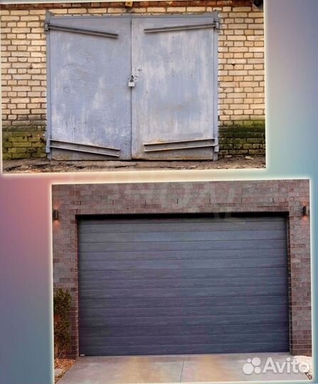 Гаражные секционные ворота