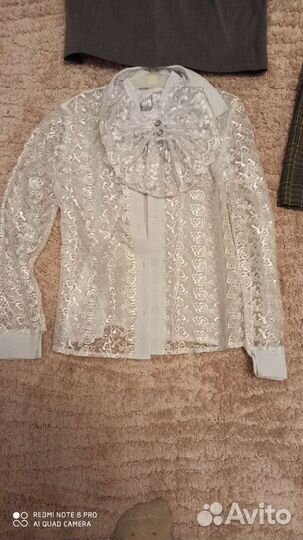 Школьная форма для девочки серая