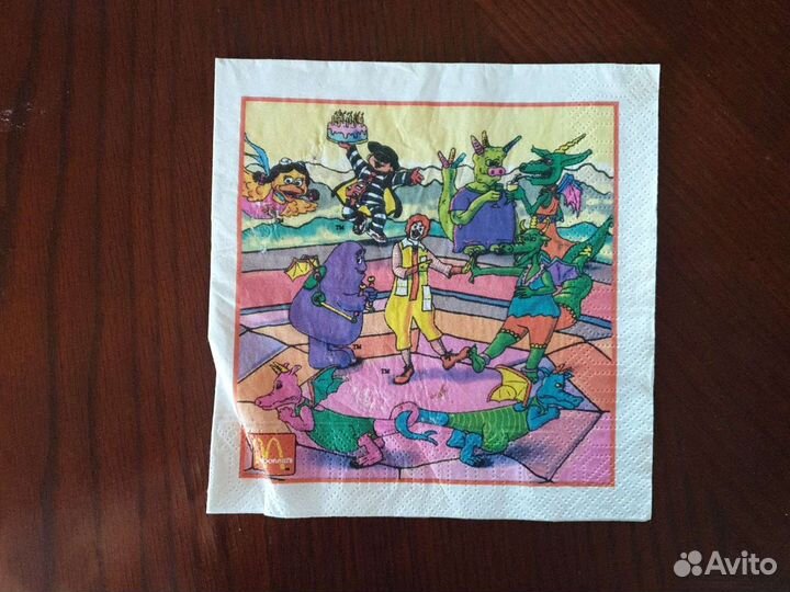 Салфетки бумажные McDonalds