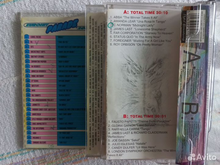 Аудиокассеты зарубежной музыки