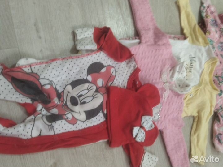 Вещи пакетом для девочки 56 62 68