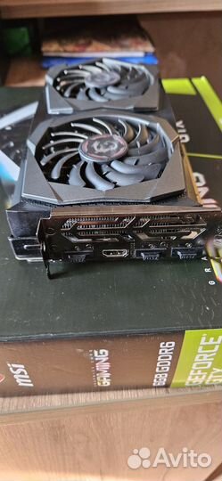 Видеокарта gtx 1660ti MSI Gaming(резерв)